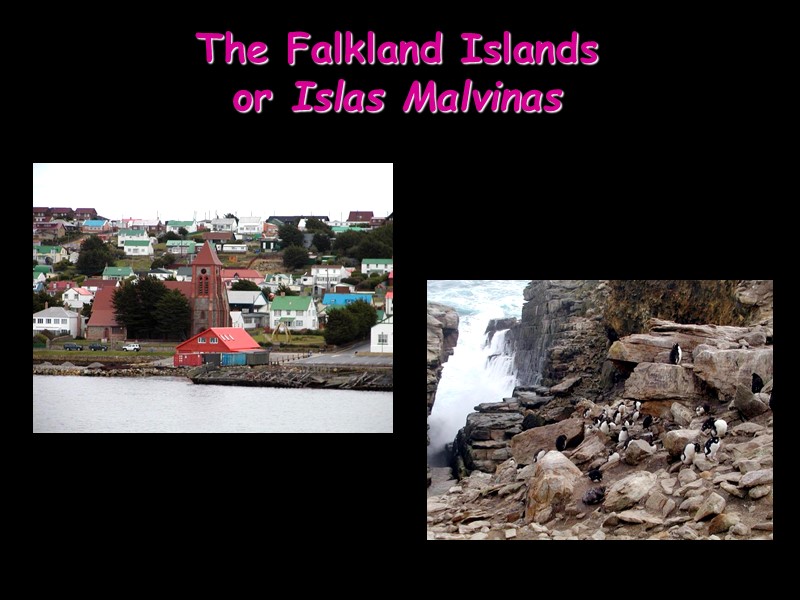 The Falkland Islands  or Islas Malvinas